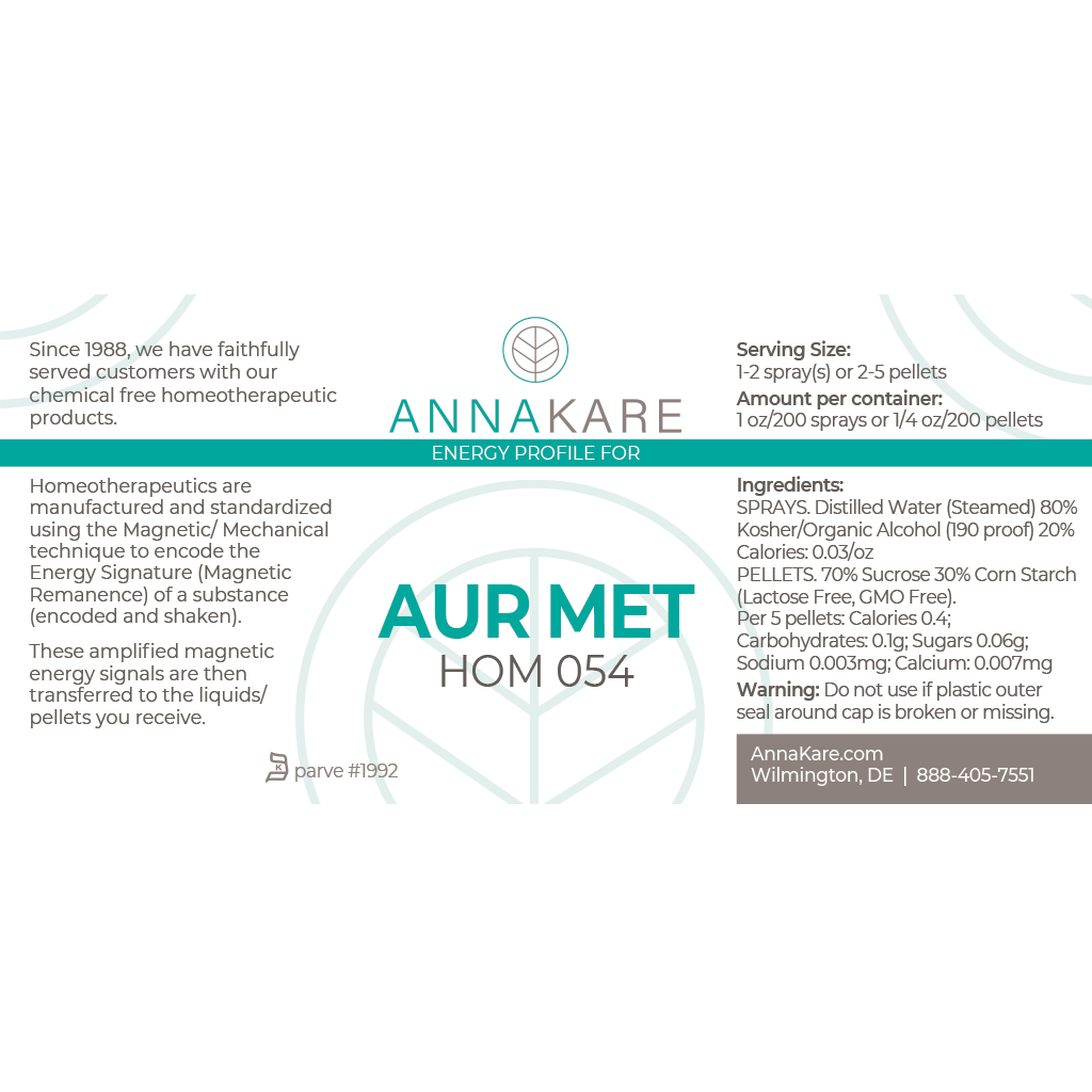 Aur Met - 054 - HomeopathyStore.com