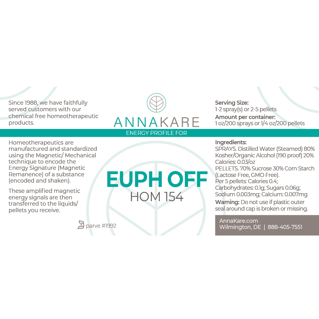 Euph Off - HOM 154 - HomeopathyStore.com