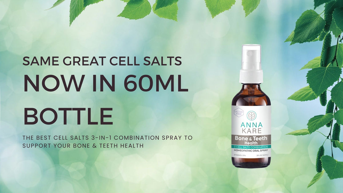 Bone & Teeth Health Cell Salts – Lactose and Sugar-free 60 ml Oral Spray