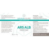 Ars Alb - HOM 041 - HomeopathyStore.com