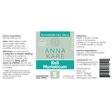 Cell Salt Kali Muriaticum #5 - HomeopathyStore.com